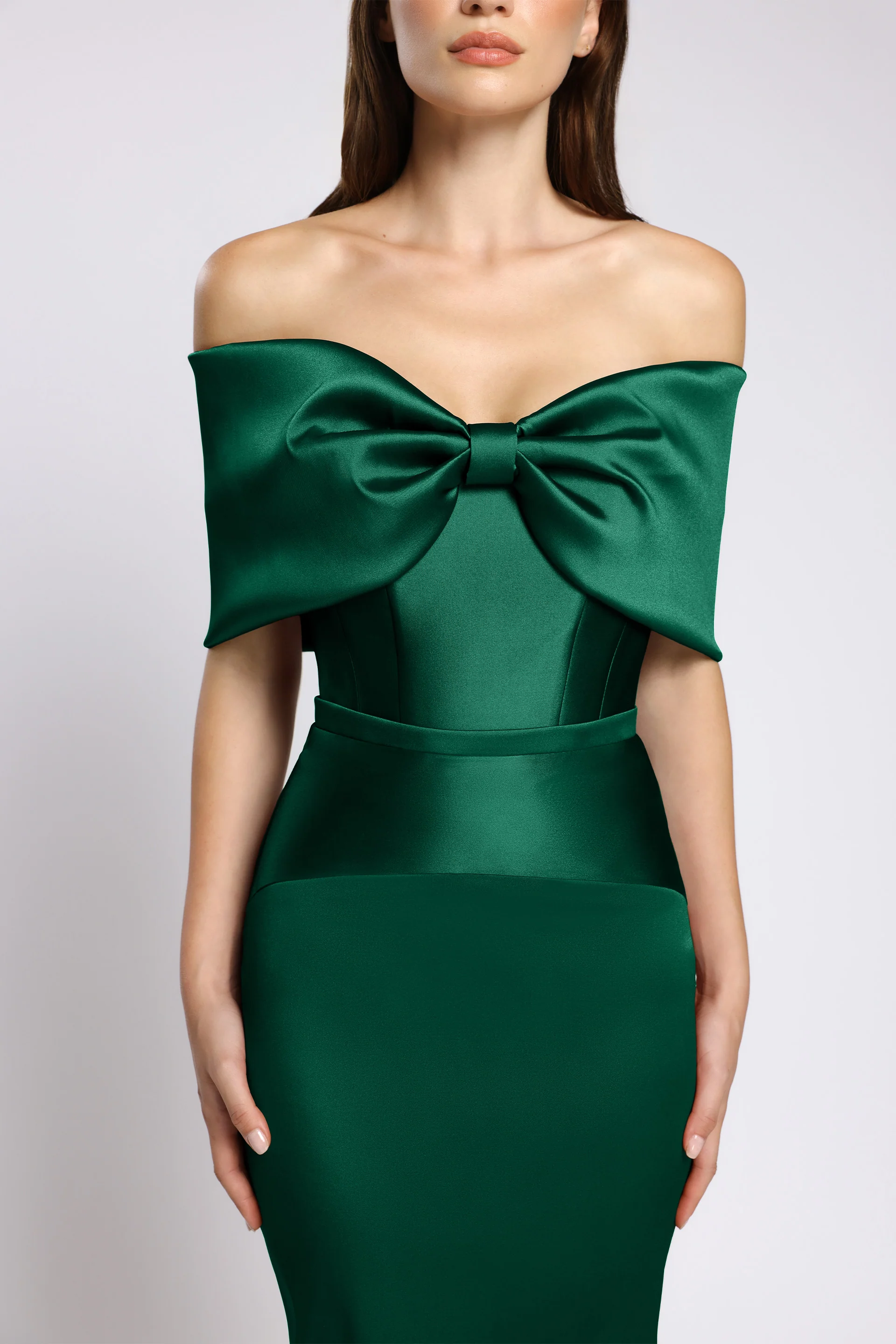 Rochie de cocktail din tafta elastica Syra CA176 - Image 5