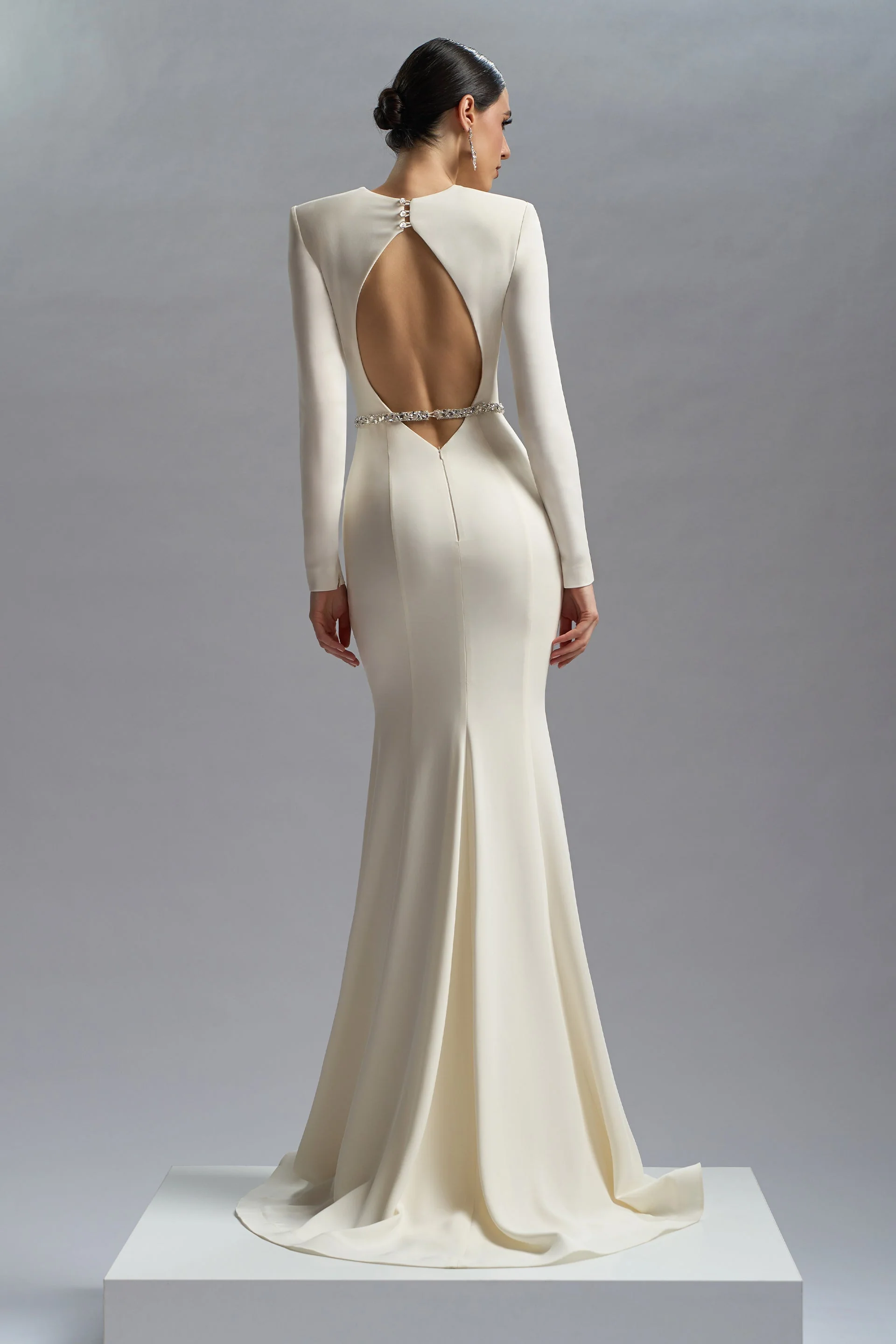Rochie de seara din crepe Erini CA67_R - Image 16