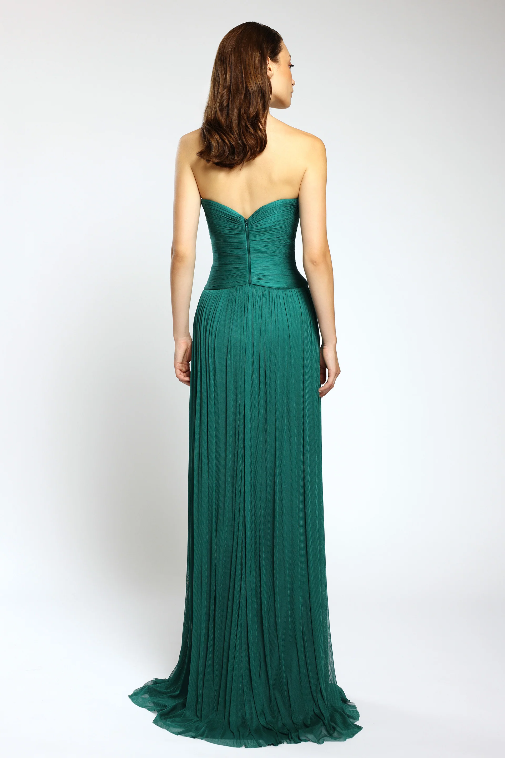 Rochie de seara lunga din tul de matase Nova CA146 - Image 2