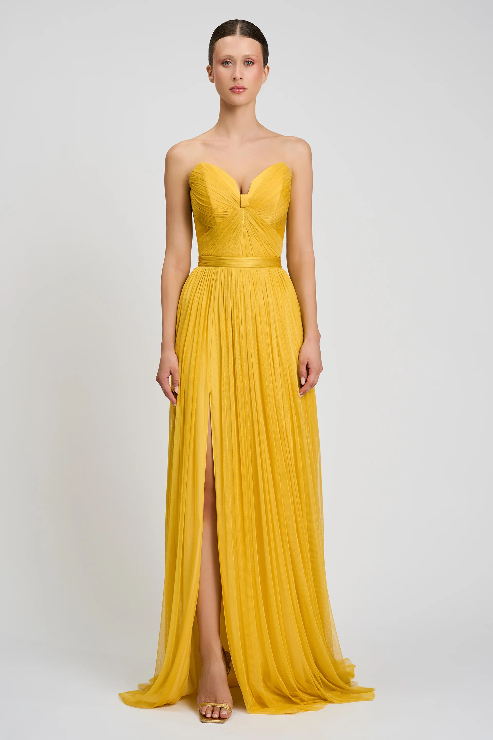 Rochie de seara lunga din tul de matase Pandora CA72 - Image 17