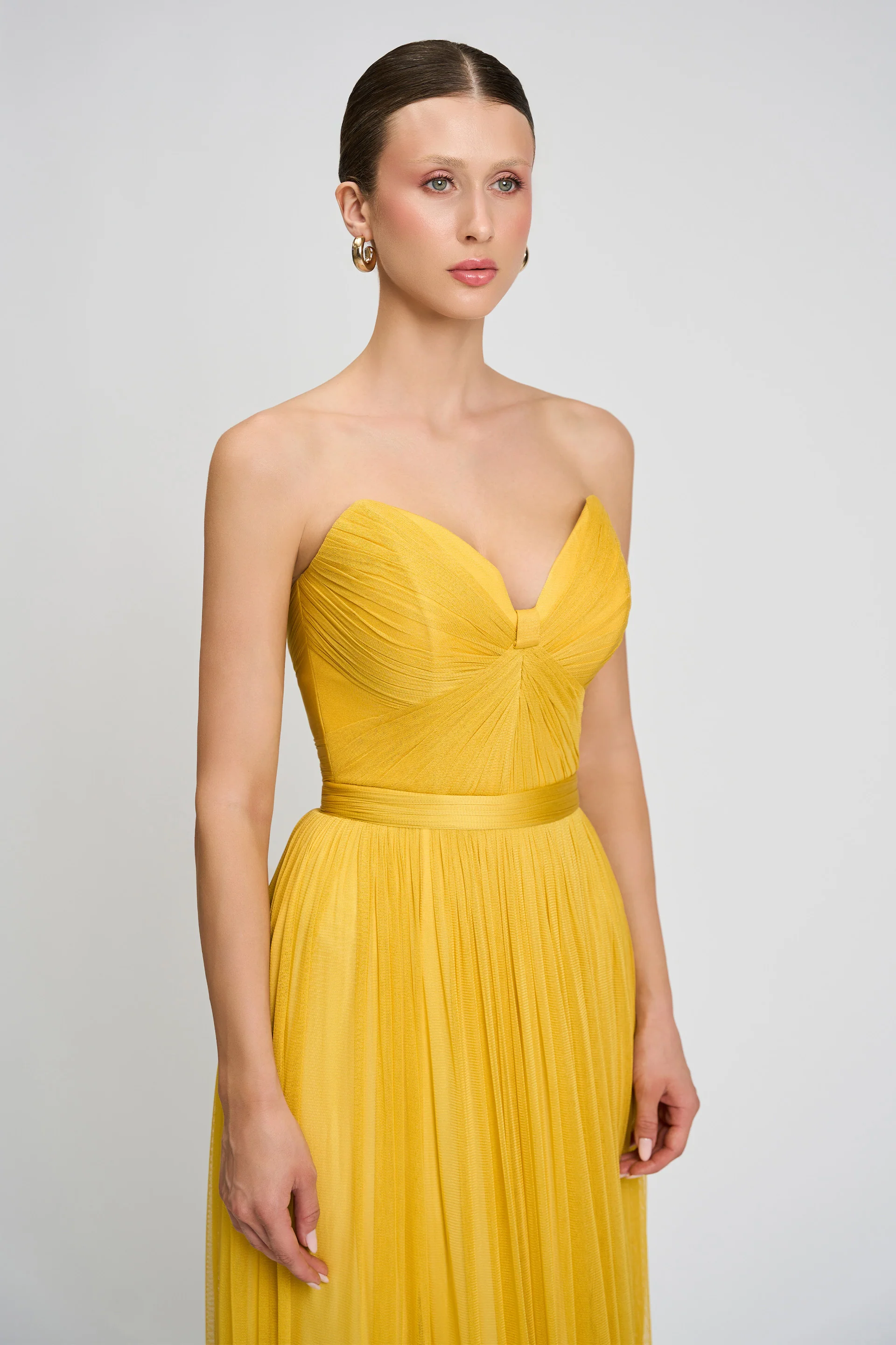 Rochie de seara lunga din tul de matase Pandora CA72 - Image 25