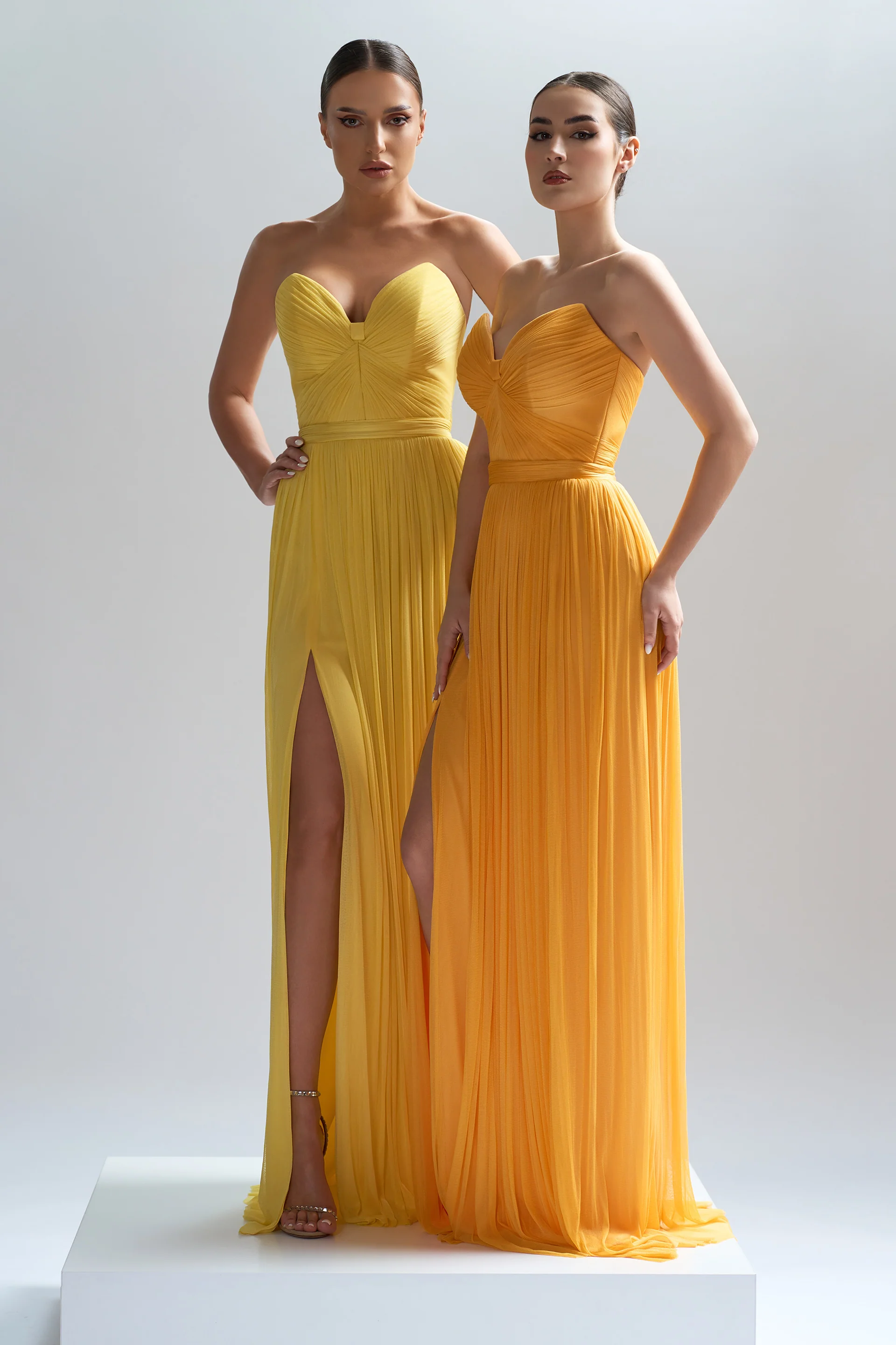 Rochie de seara lunga din tul de matase Pandora CA72 - Image 26