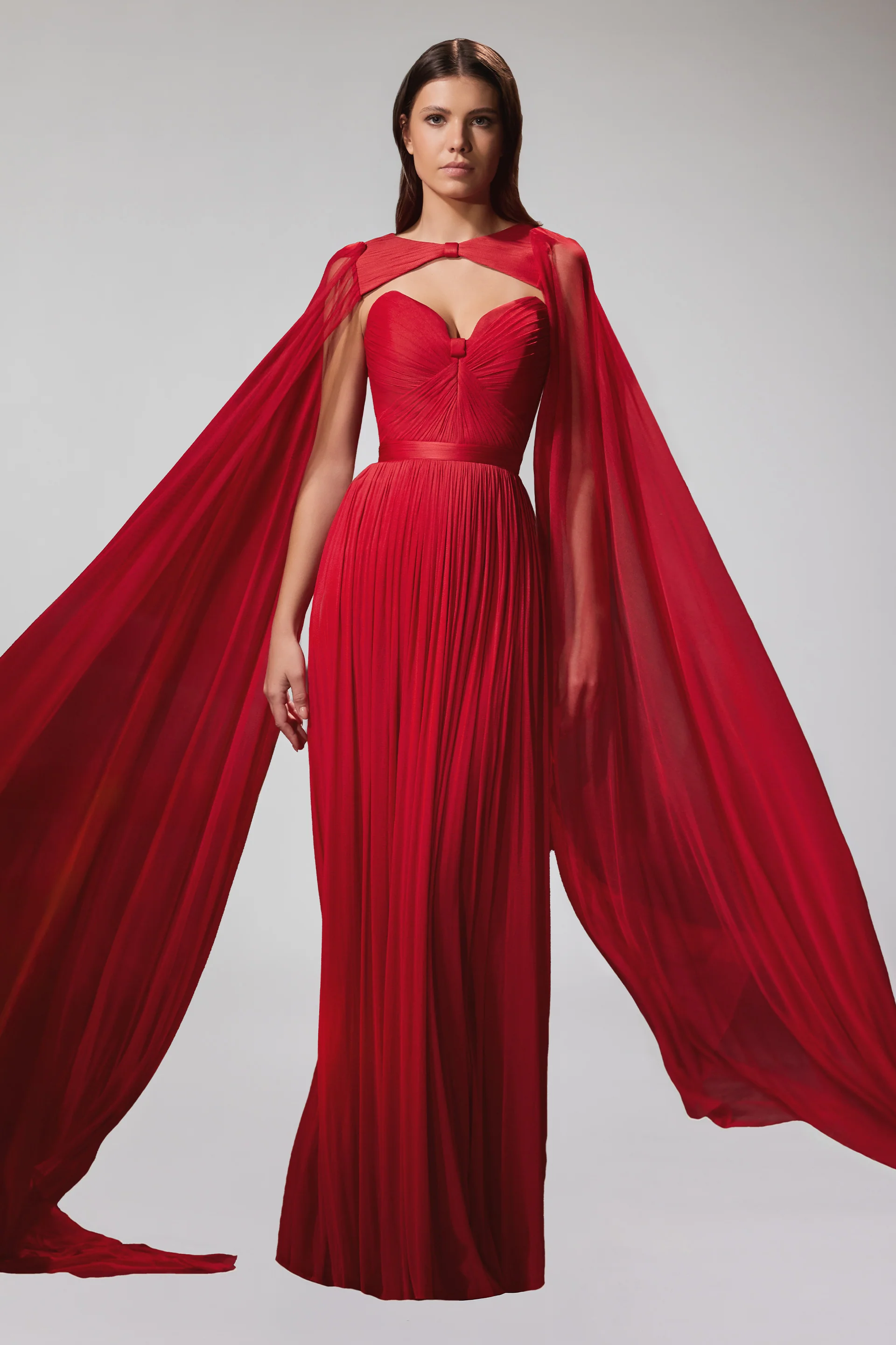Rochie de seara lunga din tul de matase Pandora CA72 - Image 26