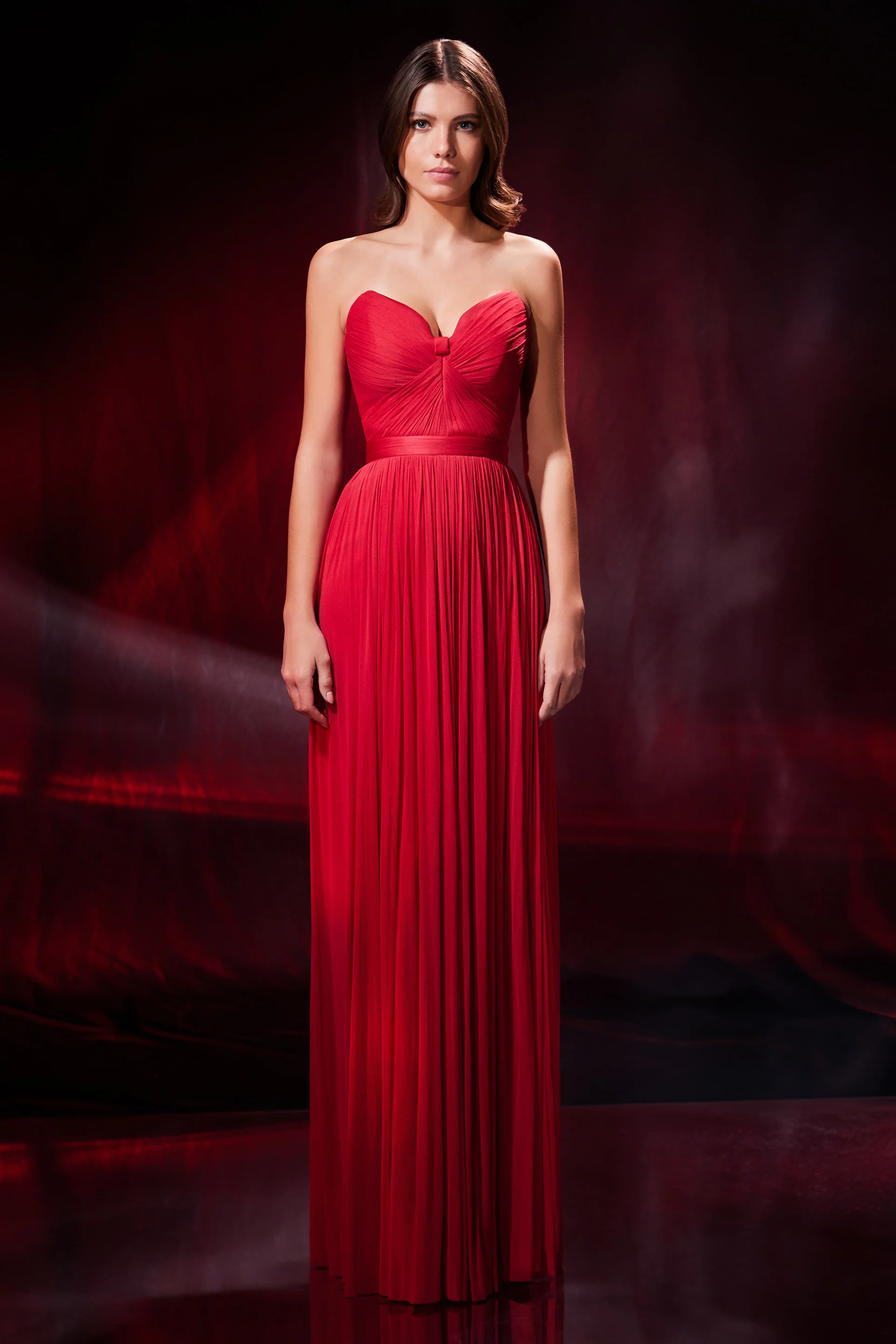 Rochie de seara lunga din tul de matase Pandora CA72_M - Image 27