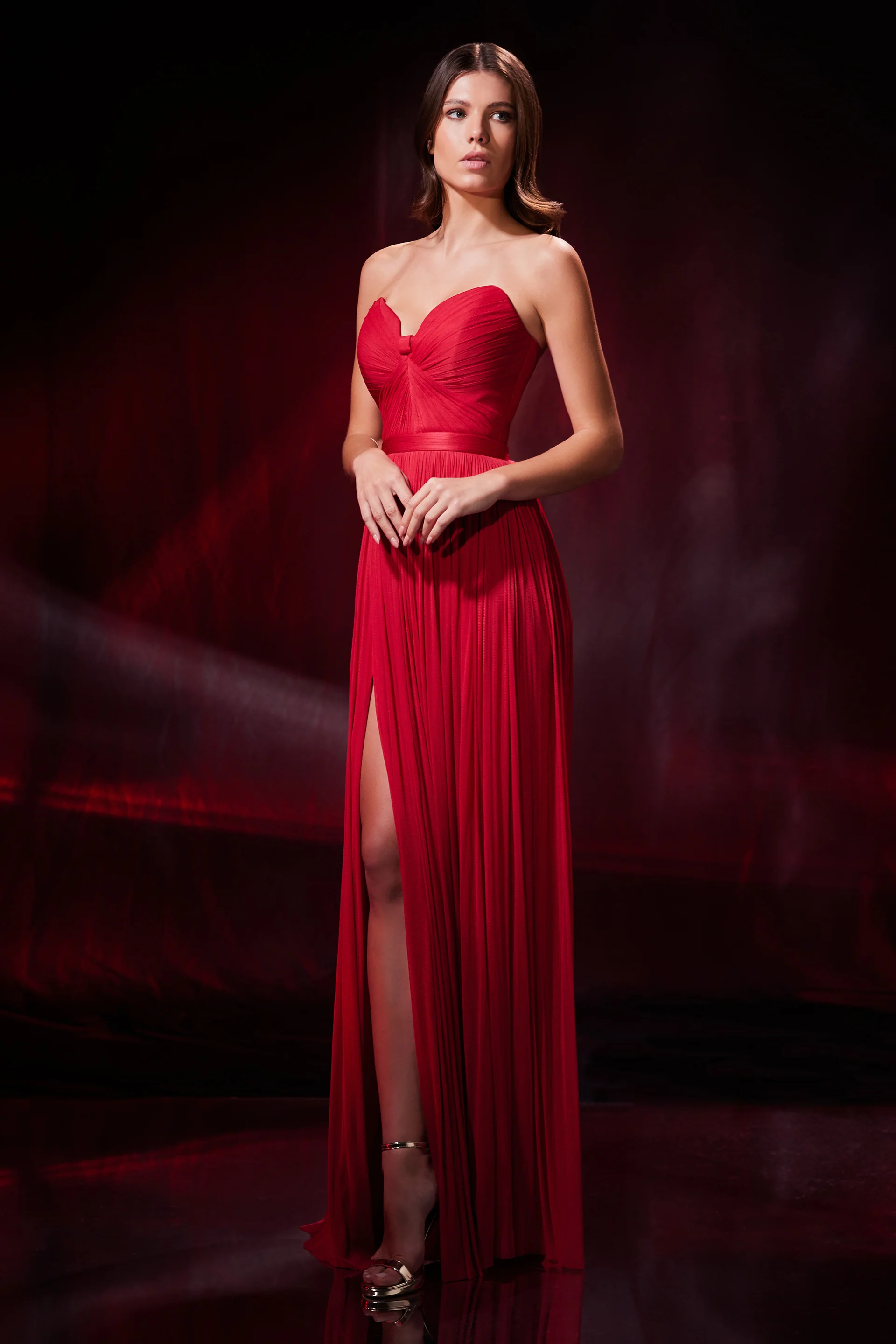 Rochie de seara lunga din tul de matase Pandora CA72_M - Image 28