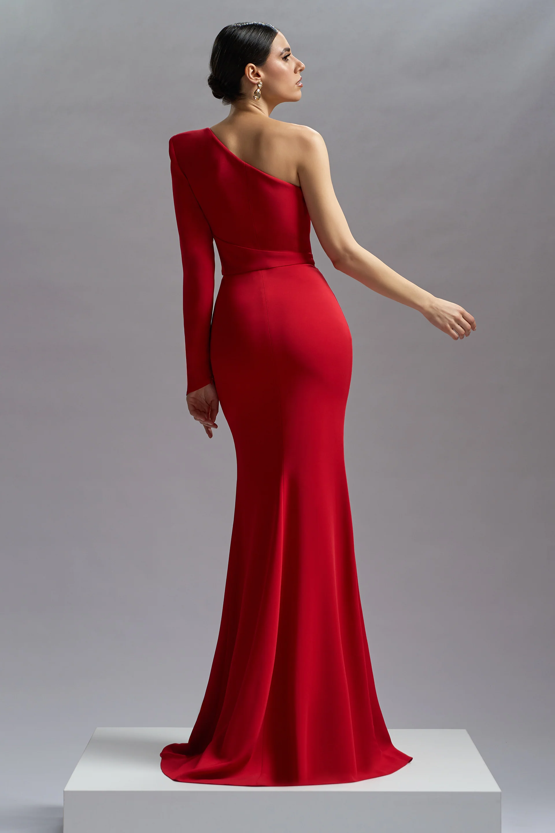 Rochie de seara lunga din vascoza Aphrodite CA53 - Image 6