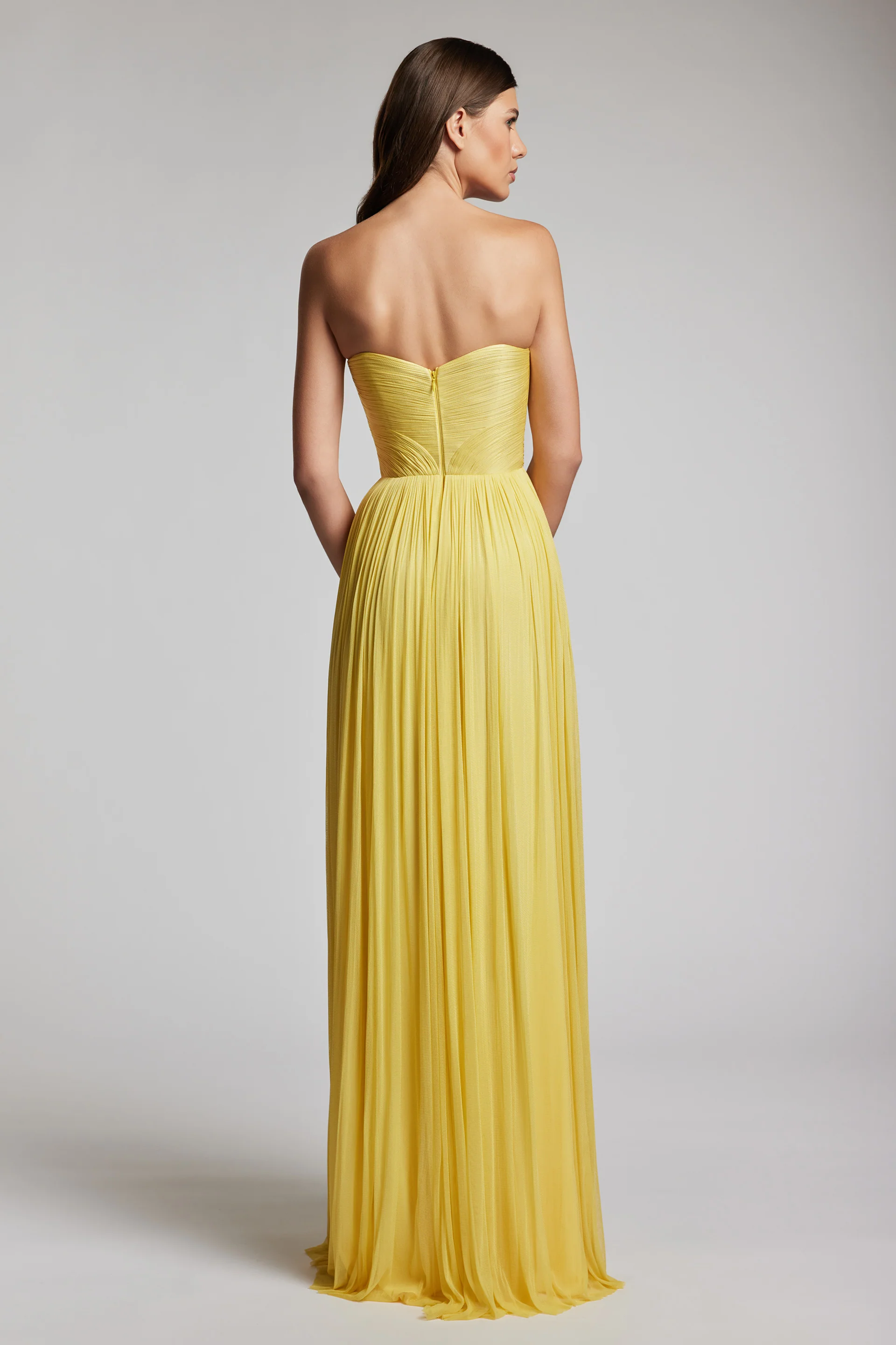 Rochie lunga de seara cu corset si talie evidentiata Glow CA188 - Image 2