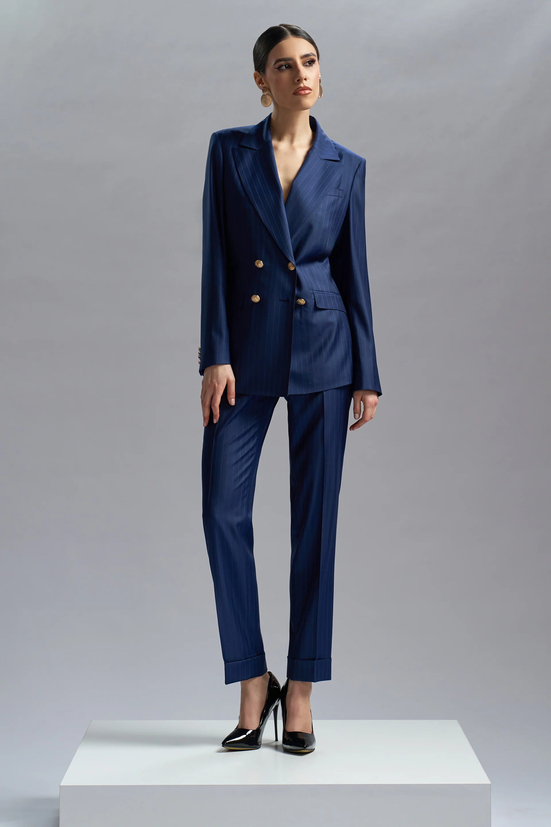 Sacou din lana premium Loro Piana C120 - Image 5