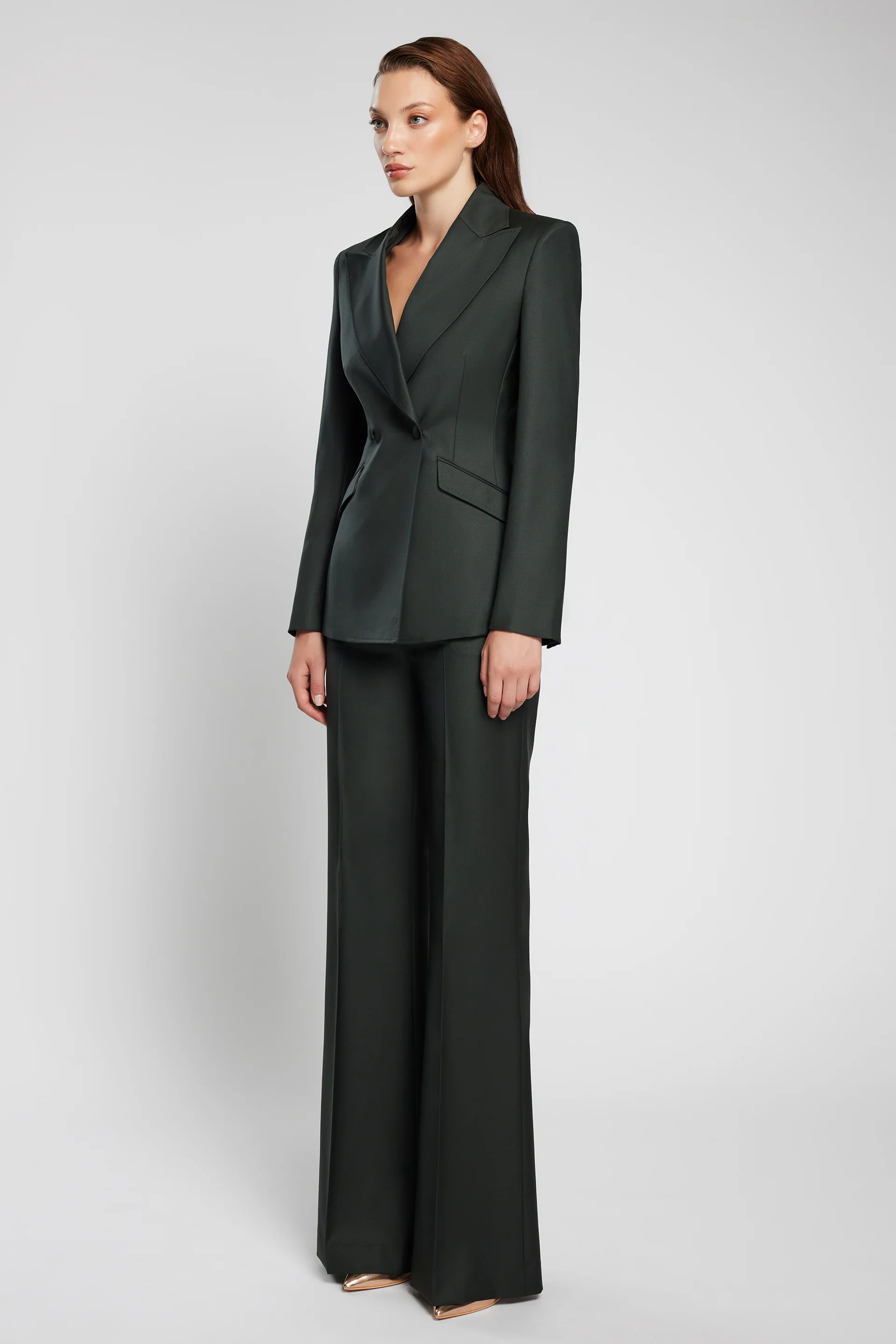 Sacou elegant din lana premium Camille C151 - Image 3